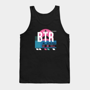 Baton Rouge (BTR) Airport // Sunset Baggage Tag Tank Top